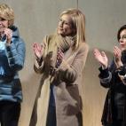 Esperanza Aguirre, Cristina Cifuentes y Soraya Sáenz de Santamaría en Madrid.