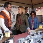La secretaria general del PP, María Dolores de Cospedal, en Talavera de la Reina (Toledo).