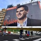 Cartel electoral de Ciudadanos en Madrid.