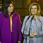 Loles López y Fátima Báñez, en Huelva.