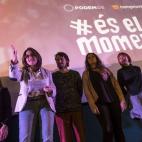 La vicepresidenta de la Generalitat valenciana, Mónica Oltra, en un acto de Compromís en Valencia.