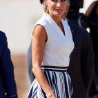 La reina Letizia con una falda de Sweet Matitos.