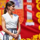 La reina Letizia con una falda de Sweet Matitos.