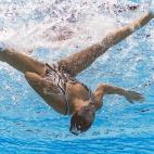 Ejercicio en solitario de Ona Carbonell en el campeonato de 2019 en Corea del Sur.