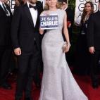 La pareja también tuvo un gesto de solidaridad con Francia.