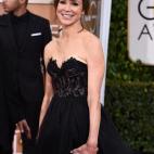 Frances O'Connor arrives at the 72nd annual Golden Globe Awards at the Beverly Hilton Hotel on Sunday, Jan. 11, 2015, in Beverly Hills, Calif. (Photo by Jordan Strauss/Invision/AP)