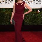 La actriz de The Good Wife, con vestido Zac Posen.