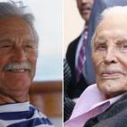 Kirk Douglas en 1967 a los 51 a&ntilde;os y en 2018 a los 102 a&ntilde;os.