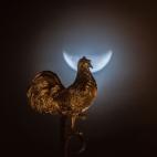 Eclipse de luna en Frankfurt (Alemania)