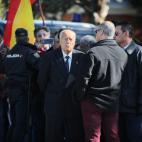 Antonio Tejero a su llegada a Mingorrubio