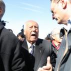 Antonio Tejero a su llegada a Mingorrubio