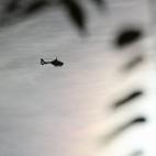 Vista del helic&oacute;ptero que trasladar&aacute; los restos de Franco a Mingorrubio.