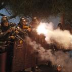 Protestas ciudadanas cerca del Palacio de Guanabara en Rio de Janeiro, producidas el pasado lunes 22 de julio. La Policía y los manifestantes antigobierno chocaron en las inmediaciones del Palacio, que acogía la ceremonia de bienvenida del Pap...