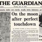 En la Luna despu&eacute;s de un aterrizaje perfecto