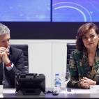 Junto a Fernando Grande-Marlaska en julio de 2019 en Madrid.