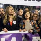Durante la manifestación del 8-M de 2019 en Madrid.