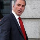 Ortega Smith, a su llegada al Congreso.