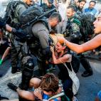 Detenciones en la protesta del 3 de julio en Tel Aviv.