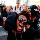 Detenciones de manifestantes, en Tel Aviv.
