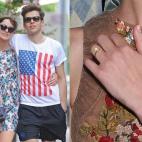 En mayo de 2012, Keira Knightley se comprometió con su pareja, James Righton, y le dio este diamante en una banda de platino.