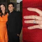 Orlando le dio a la súpermodelo un diamante en forma de óvalo valuado en más de $65,000 dólares en junio de 2010.