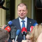 Saulius Skvernelis, de Lituania, suma LVZS y LSDDP.