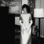 Un diseño sencillo para las noches de la Casa Blanca, en abril de 1961.