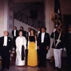 Nada de mala suerte. Jackie apostó por él en una cena de gala oficial con el presidente de Perú en 1961.