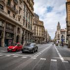 V&iacute;a Laietana en Barcelona.