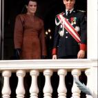 Con Alberto en el Palacio de Mónaco