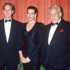 Con Alberto y Rainiero en un viaje a Estados Unidos