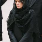 En los funerales de su padre, Rainiero de Mónaco