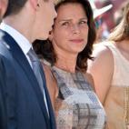 Con su hijo Louis en el 10º aniversario de la entronización del príncipe Alberto II de Mónaco