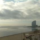 Playa de la Barceloneta, en Barcelona.