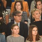 Corinna en el front row de un desfile de Carolina Herrera en Nueva York.