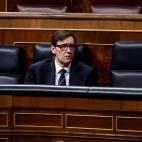Hay caras que lo dicen todo: la de Illa en el Congreso este miércoles era de preocupación.