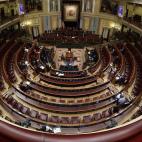 El Congreso, semivac&iacute;o.