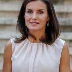 La reina Letizia en un acto en la Biblioteca Nacional