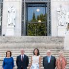 La reina Letizia en un acto en la Biblioteca Nacional