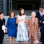 La reina Letizia en un acto en la Biblioteca Nacional