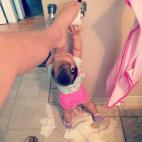 "Ser mamá mientras me cepillo los dientes".