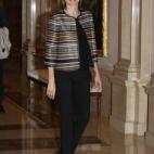 En una reunión del Consejo de la Discapacidad, en el Palacio de la Zarzuela.