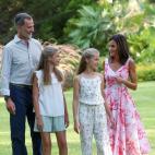 Posado de los reyes y las infantas en Marivent