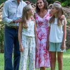 Posado de los reyes y las infantas en Marivent