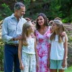 Posado de los reyes y las infantas en Marivent