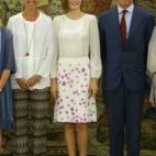 Durante la celebración de varias audiencias en Zarzuela