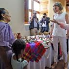 Letizia con residentes de Comayagua, Honduras