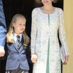 Con la princesa Leonor, en el día de su Primera Comunión