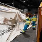El hospital de campaña de Ifema (Madrid)