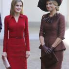 Con la reina Máxima de Holanda en La Haya.